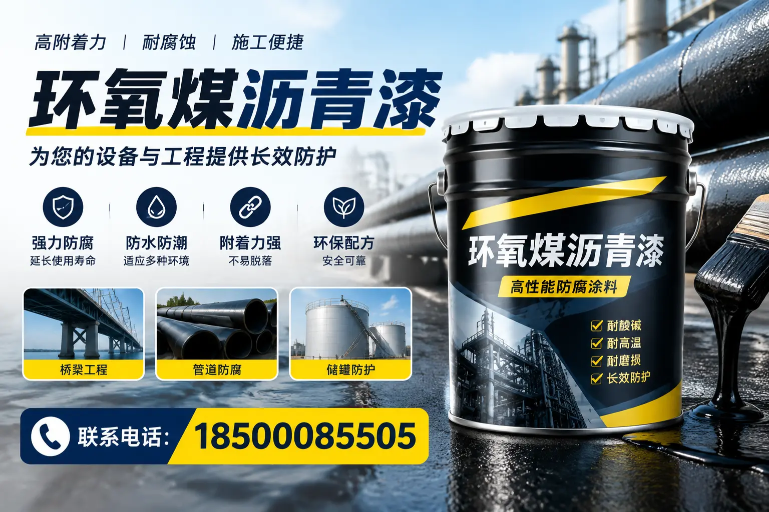 环氧煤沥青漆与其他涂料的对比分析,助力黄冈企业决策